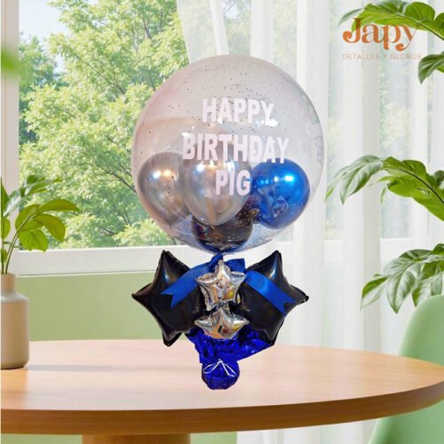 Arreglo de globo de mesa