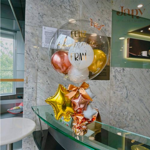 Arreglo de globo de mesa