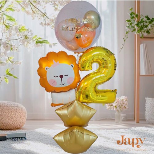 Arreglo de globo con helio personalizados