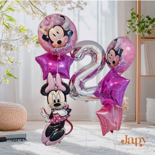 Arreglo de globo con helio personalizados de personaje