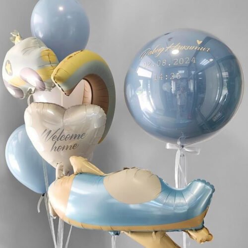 Arreglo de globo con helio personalizados