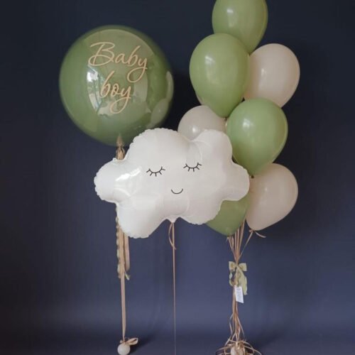 Arreglo de globo con helio personalizados