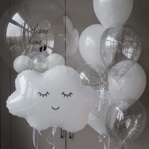 Arreglo de globo con helio personalizados